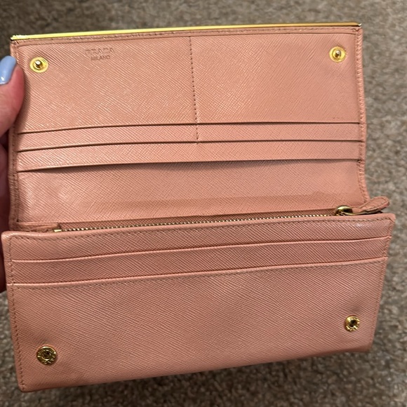 Prada Saffiano Leather Long Wallet on Chain - Picture 5 of 12